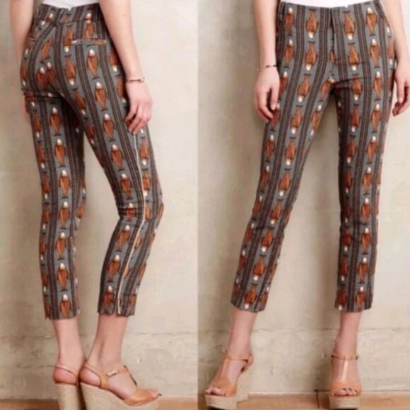 Anthropologie Pants - Cartonnier by Anthropologie Fish Print Charlie Trouser Pants RaRe Women's Size 0